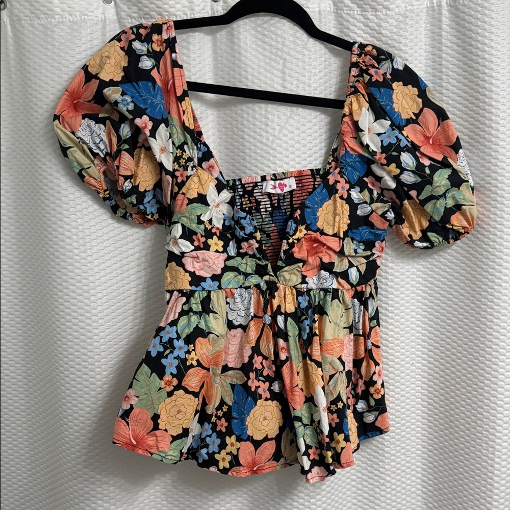 Buddy Love Multicolor Floral Blouse